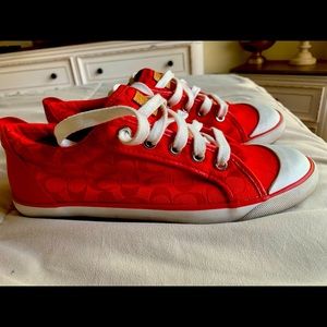 Coach lace up sneakers